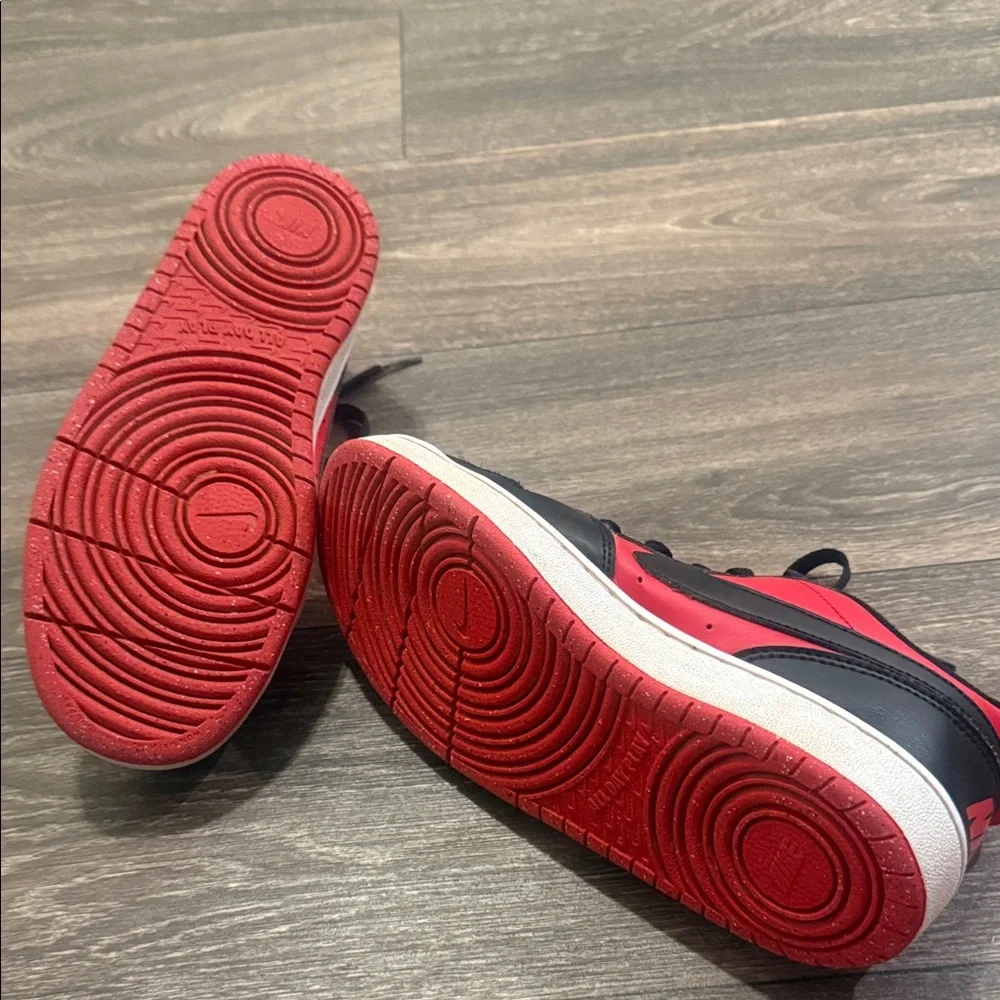 Nike Black and Red Athletic Shoes